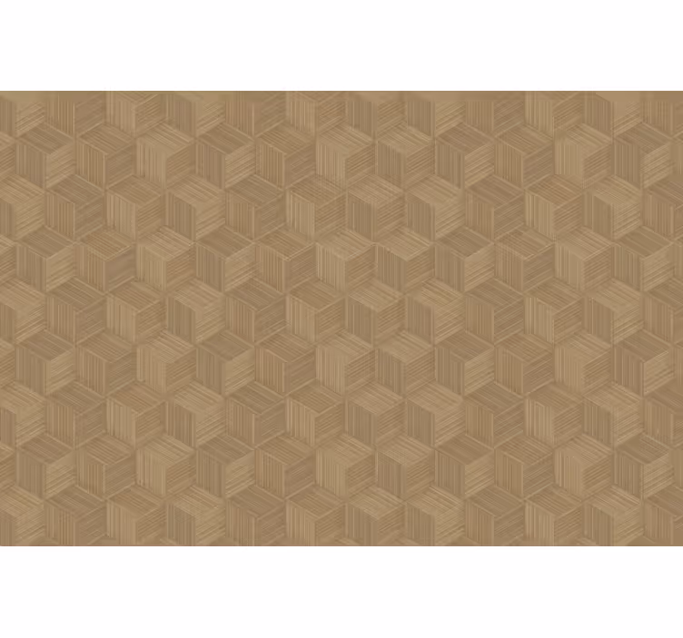 Rolgordijn beige met bamboestokken - TenStickers