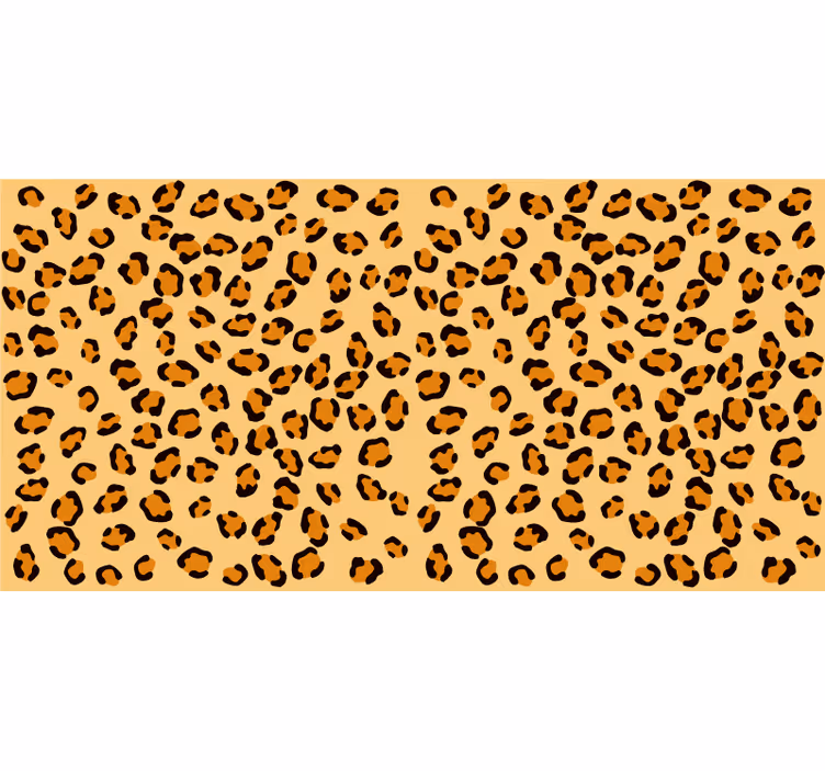 Rolgordijn slaapkamer met luipaardprint - TenStickers