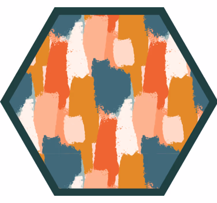 Rolgordijn slaapkamer abstract kunst verouderd patroon - TenStickers