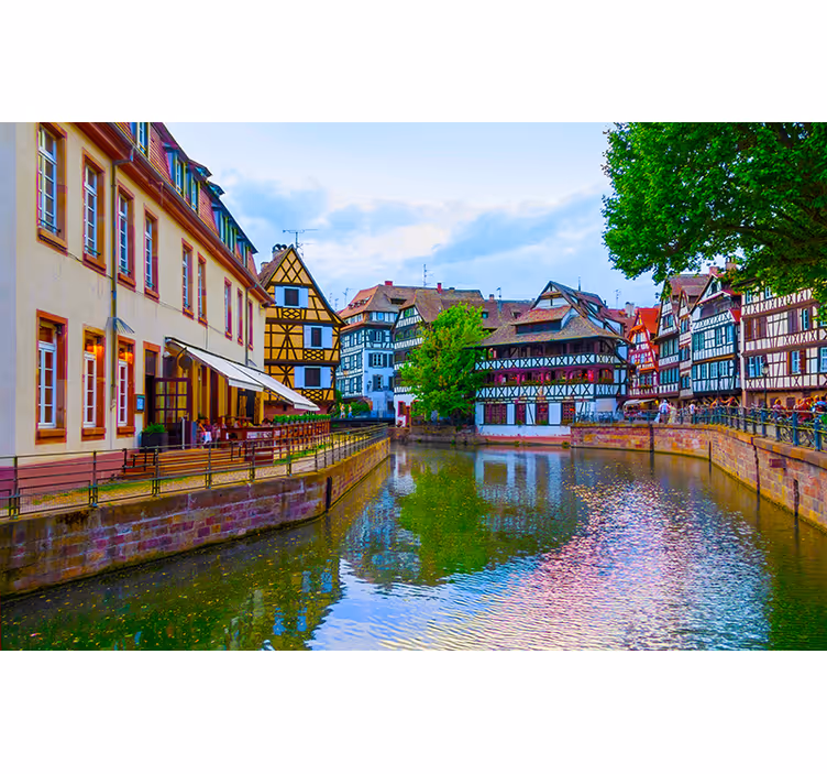 Rolgordijn woonkamer regio alsace - TenStickers