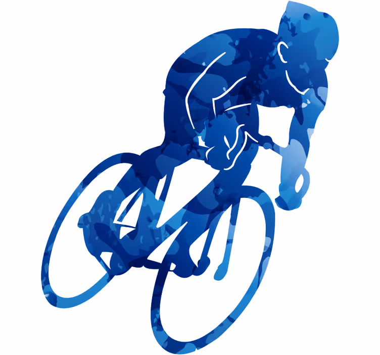 Rolgordijn tienerkamer fietsenfiets - TenStickers