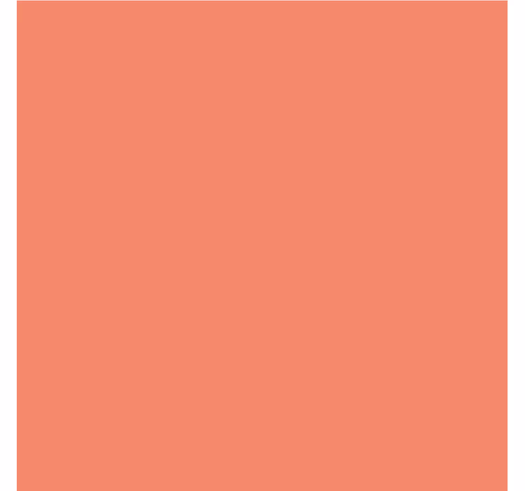 Rolgordijn tienerkamer set de vierkanten living coral - TenStickers