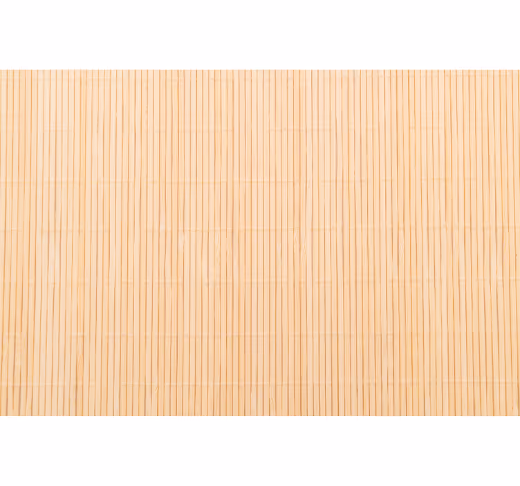 Rolgordijn beige met bamboepatroon - TenStickers