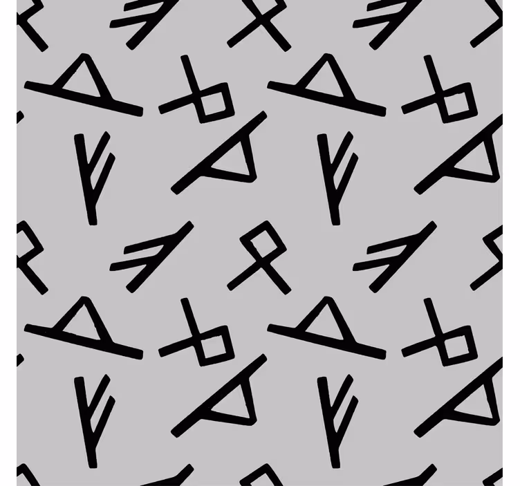 Rolgordijn grijs met zwart en grijs nordic design - TenStickers