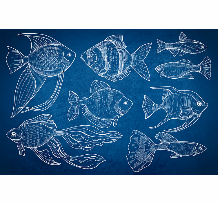 Badkamer rolgordijn maritiem thema - TenStickers