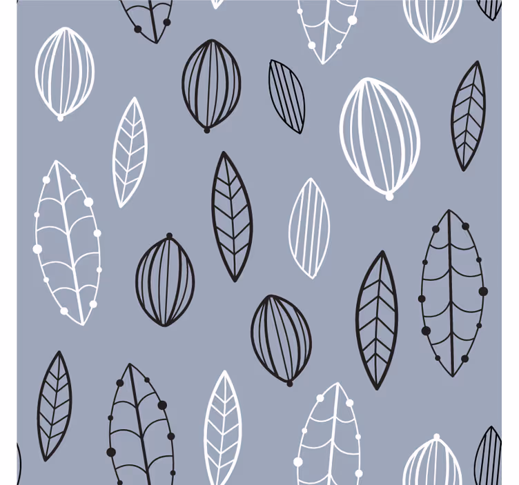 Badkamer rolgordijn nordic floral - TenStickers