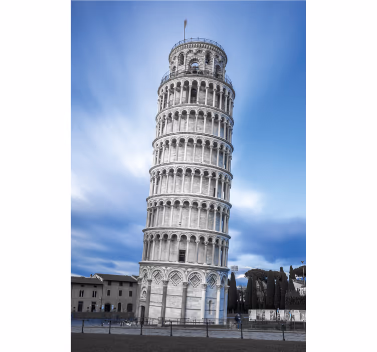 Kantoor rolgordijn toren van pisa italië - TenStickers