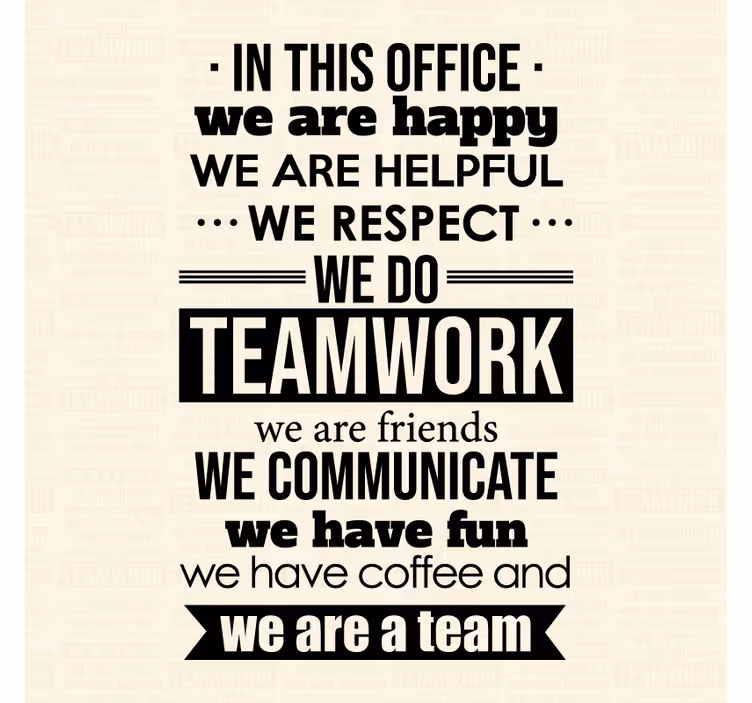 Kantoor rolgordijn motivational job quotes - TenStickers