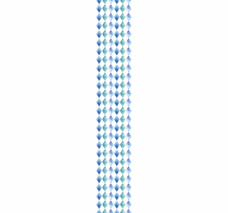 Rolgordijn tienerkamer waterverf harlekijnpatroon - TenStickers