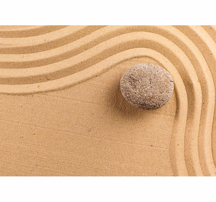 Zen rolgordijn textured zen sphere - TenStickers