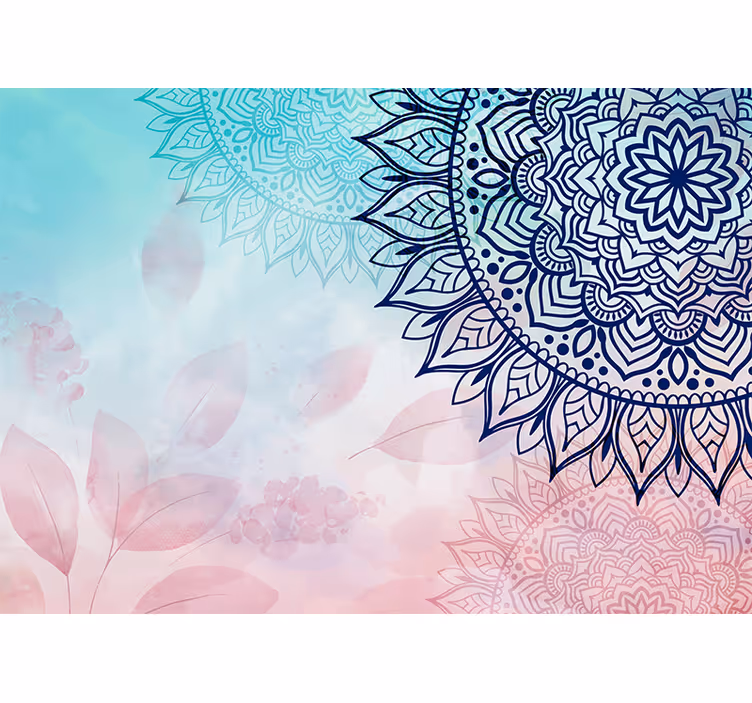 Zen rolgordijn bohemian mandala - TenStickers