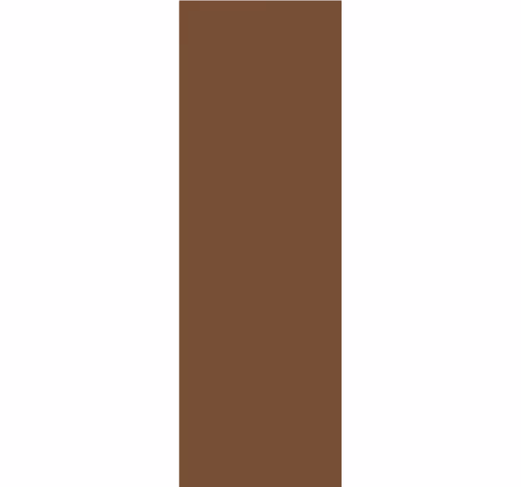 Bruin rolgordijn brown verduisterend 120x200 cm - TenStickers