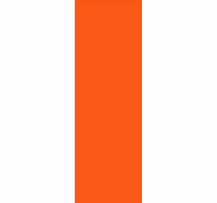 Oranje rolgordijn orange 100% verduisterend - TenStickers