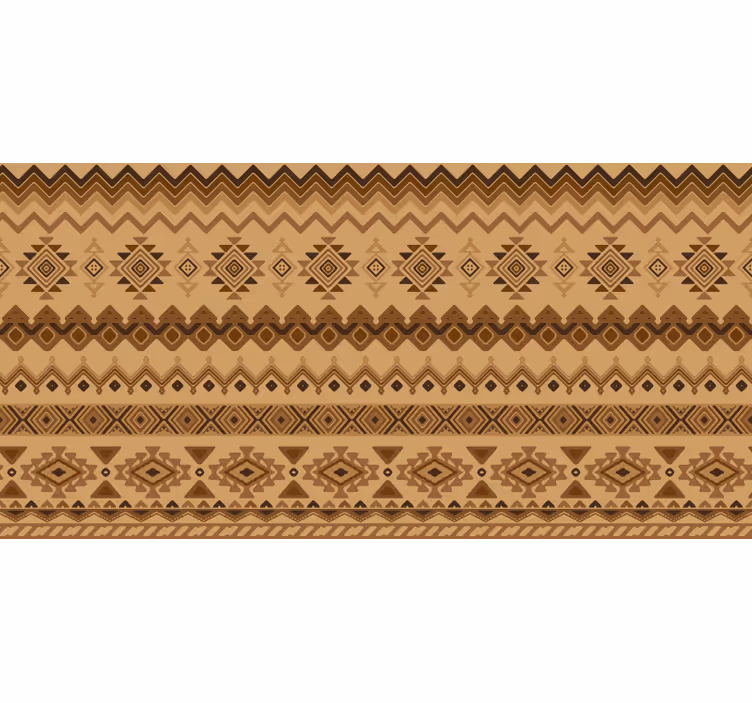 Oranje rolgordijn ethnisch kilim ontwerp - TenStickers