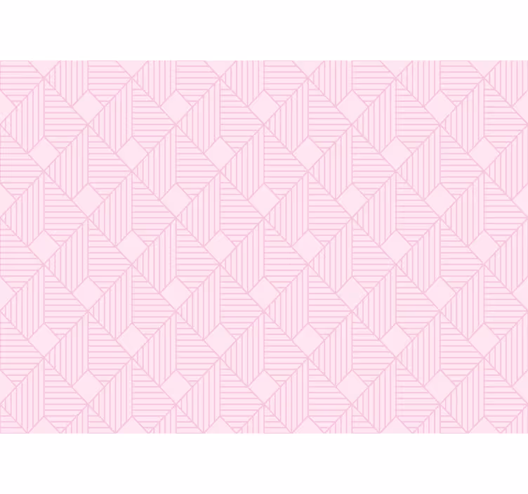 Rolgordijn buitenshuis roze abstract geometrisch patroon - TenStickers