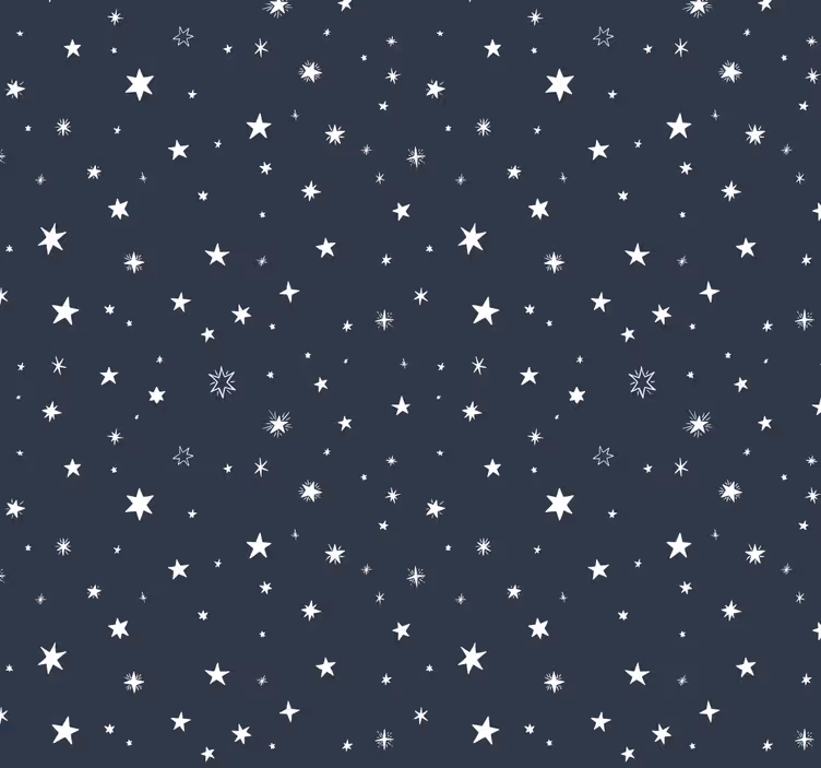 Rolgordijn tienerkamer nachtelijke lucht - TenStickers