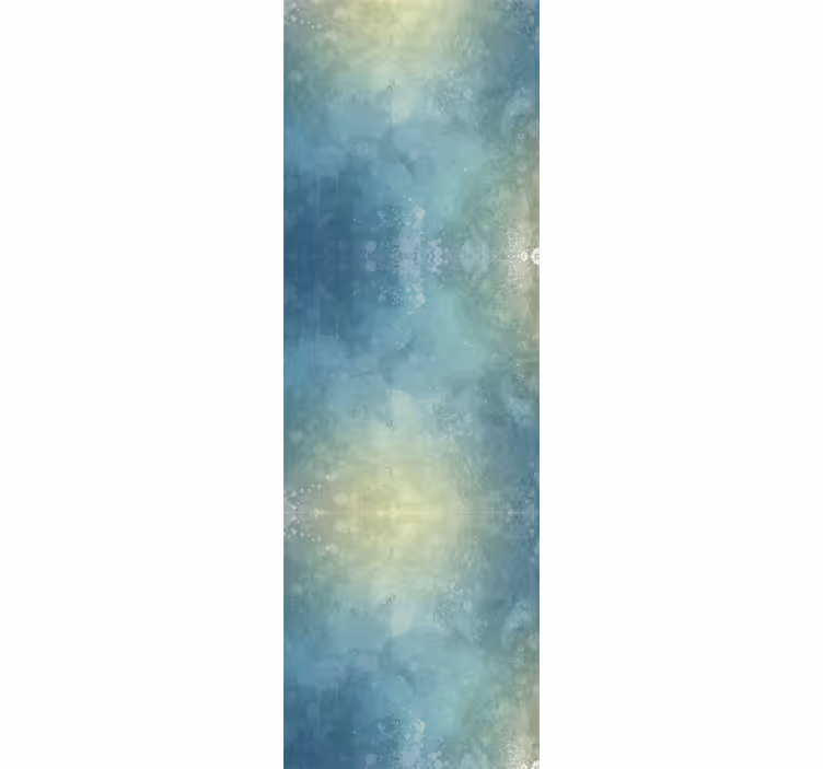 Rolgordijn tienerkamer eclectic-decor blauwe schets - TenStickers