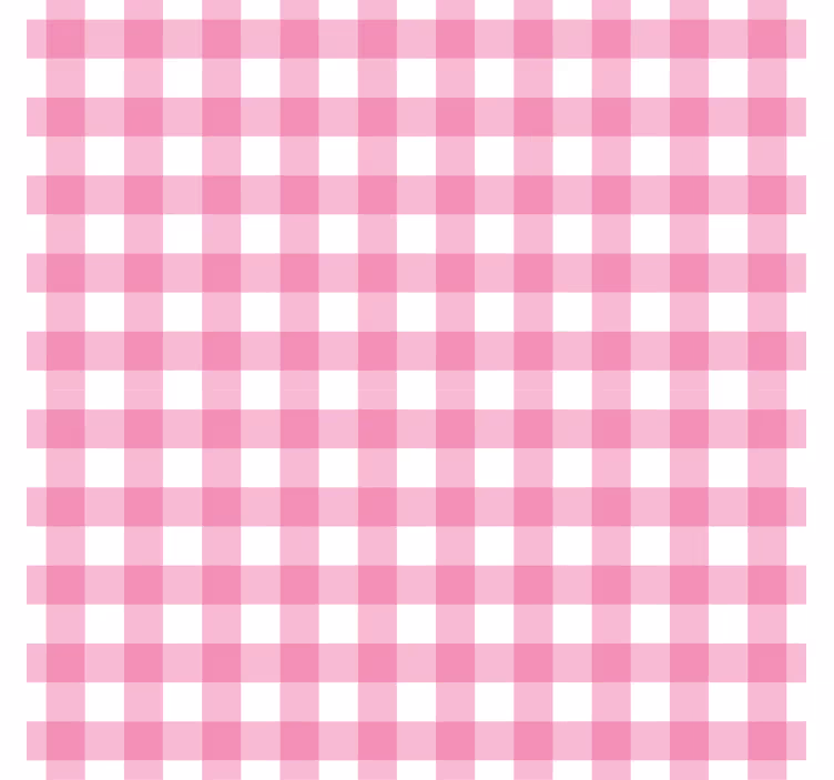Badkamer rolgordijn roze en witte vierkantjes - TenStickers