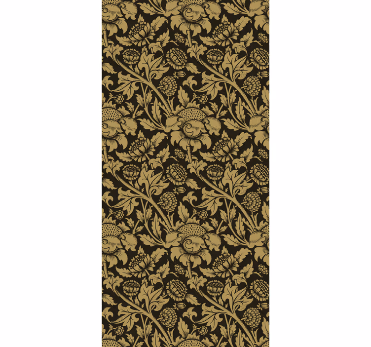 Klassiek rolgordijn vintage franse bloemenprint - TenStickers