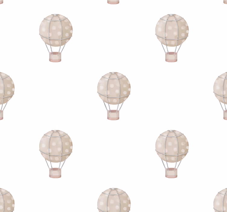 Rolgordijn babykamer grijze ballonnen - TenStickers