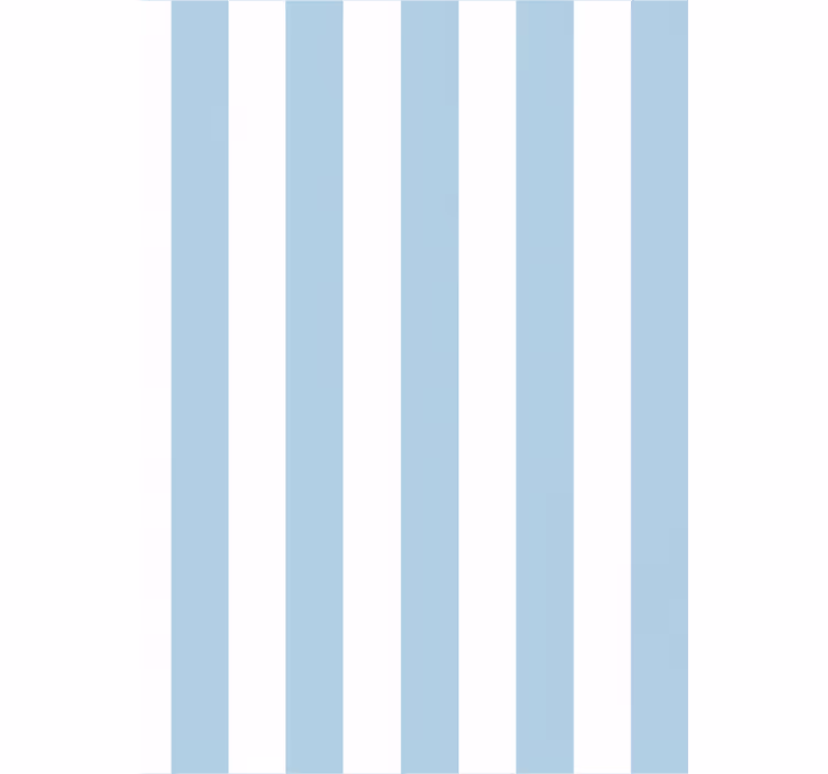 Gang rolgordijn nordic blauw en wit - TenStickers