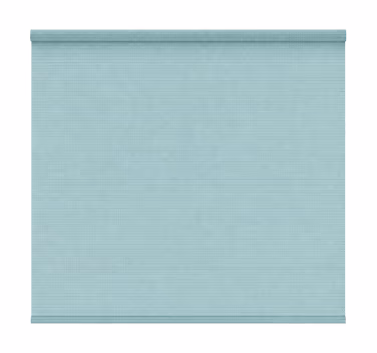 Blauw rolgordijn van doorschijnende stof - TenStickers