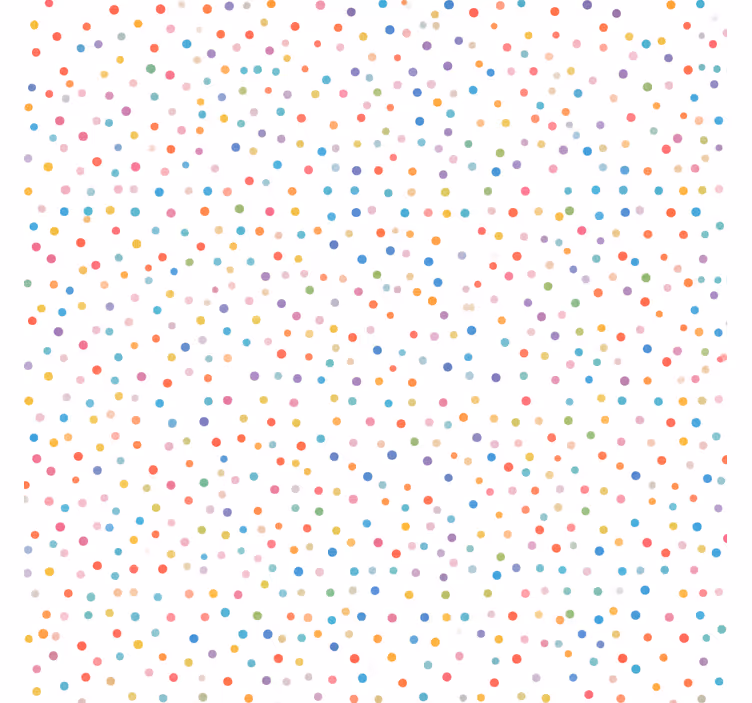 Badkamer rolgordijn 300 kleurrijke stippen - TenStickers