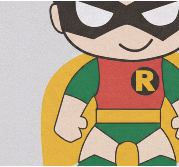 Superhelden rolgordijn robin aan boord - TenStickers