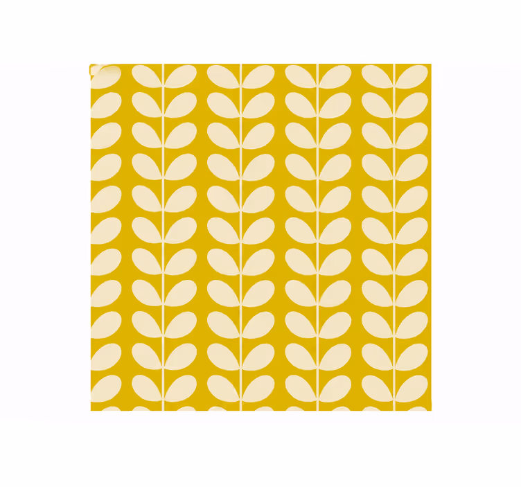 Rolgordijn geel solide stam citrus - TenStickers