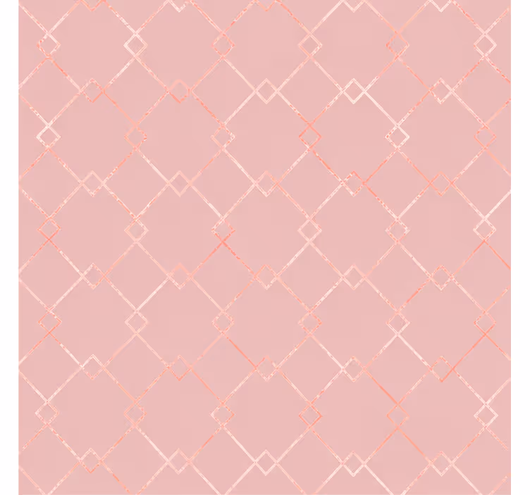 Rolgordijn roze modern vierkant patroon - TenStickers