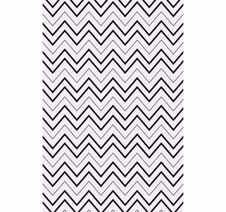 Geometrisch zigzagpatroon modern rolgordijn - TenStickers