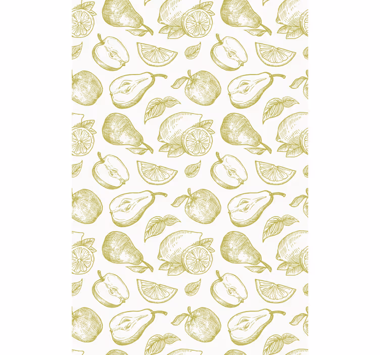 Citrus frisheid rolgordijn fruit en groente - TenStickers