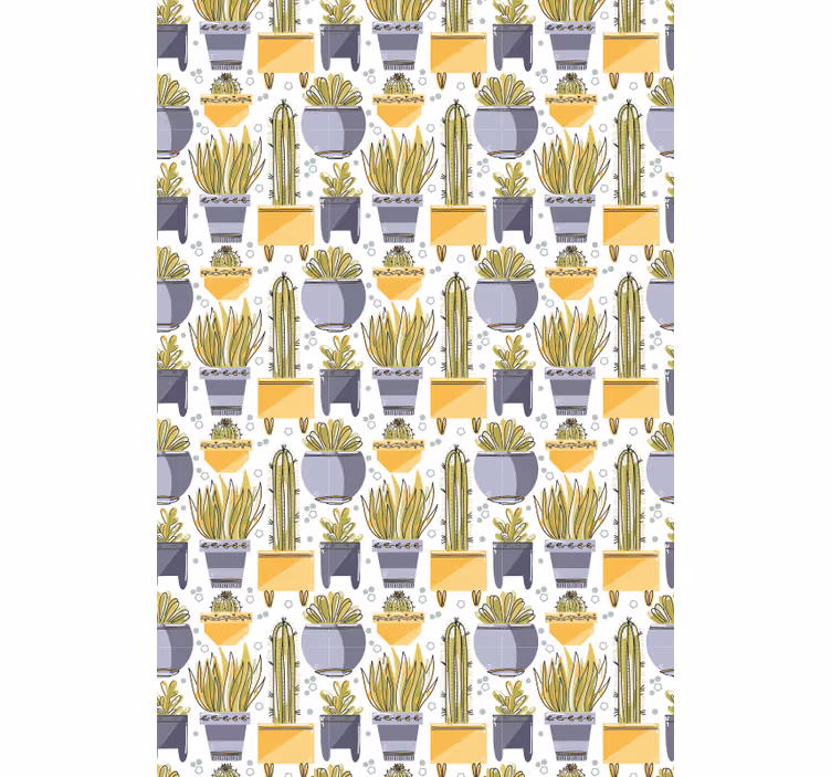 Potplantenpatronen Cactus jaloezie - TenStickers