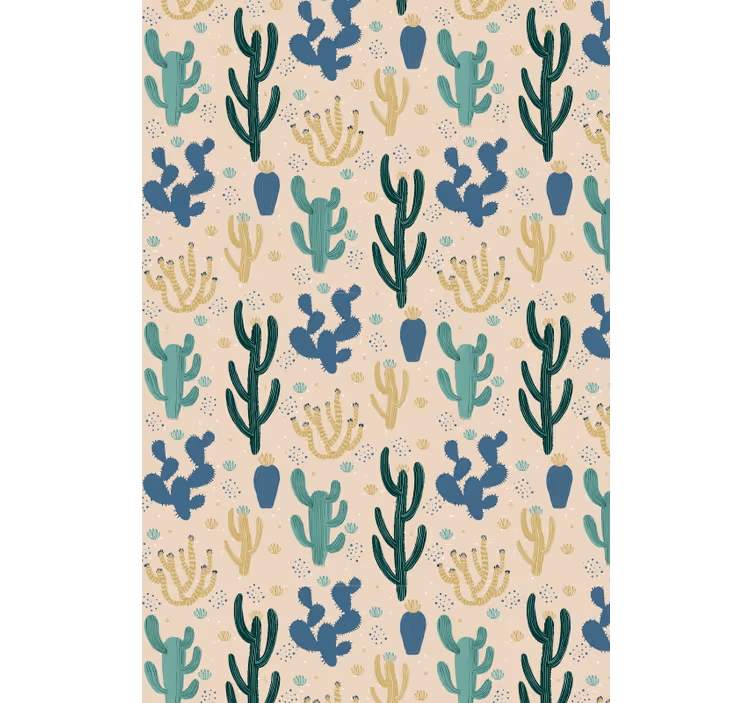 Genot van cactuspatronen Cactus jaloezie - TenStickers