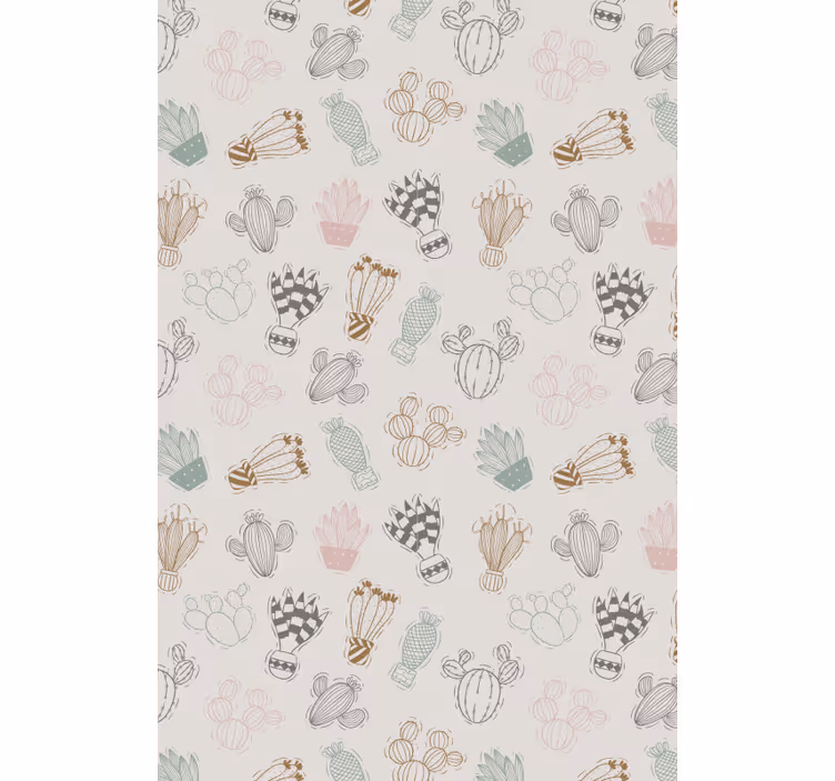 Kinderstijl Cactus jaloezie - TenStickers