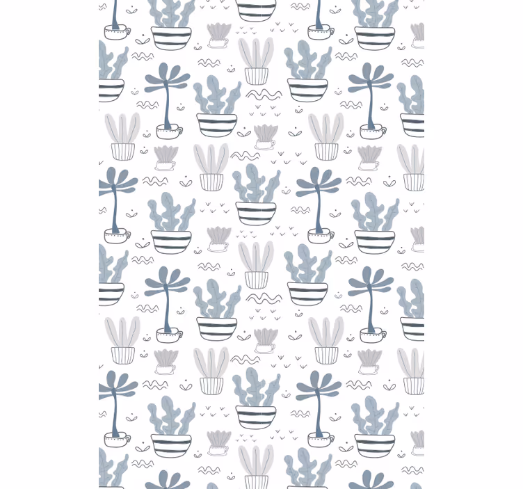 Grijze tinten Cactus jaloezie - TenStickers