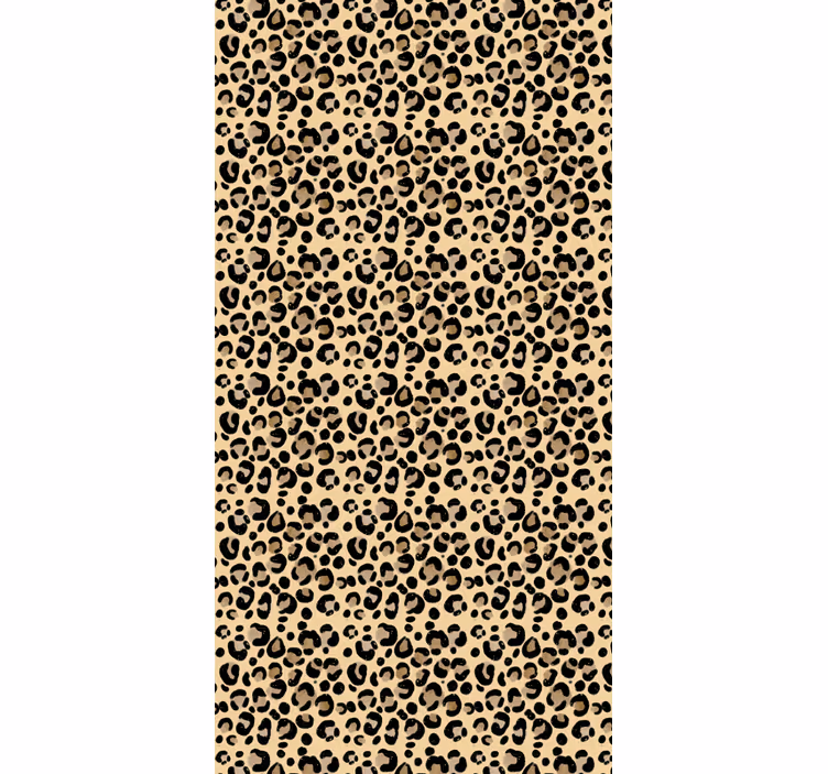 Luipaardprint patroon rolgordijn meer dieren - TenStickers