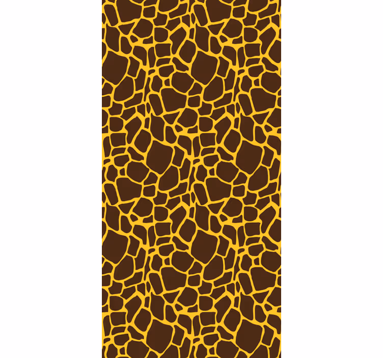Giraffe patroon rolgordijn meer dieren - TenStickers