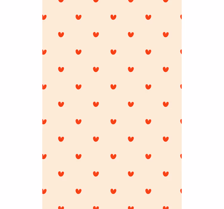 Eenvoud van hartpatroon rolgordijn romantisch - TenStickers