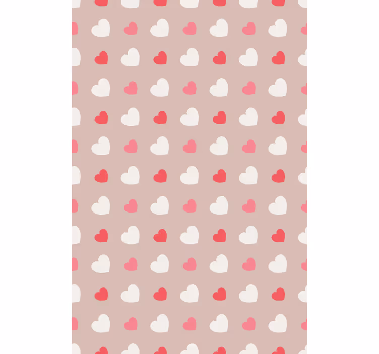 Beige patroon rolgordijn romantisch - TenStickers