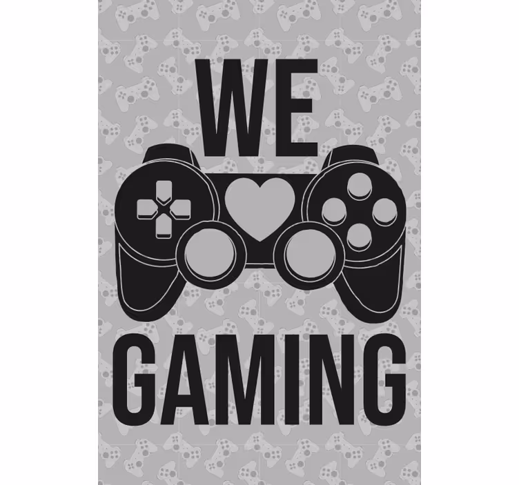 Nerd rolgordijnen We houden van gamen - TenStickers