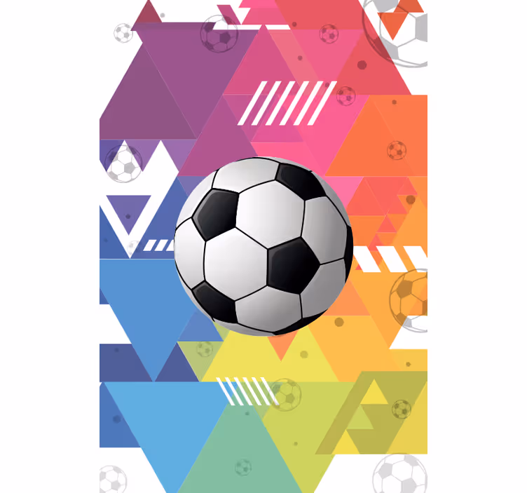 Meer sporten rolgordijnen Veelkleurige ballen - TenStickers
