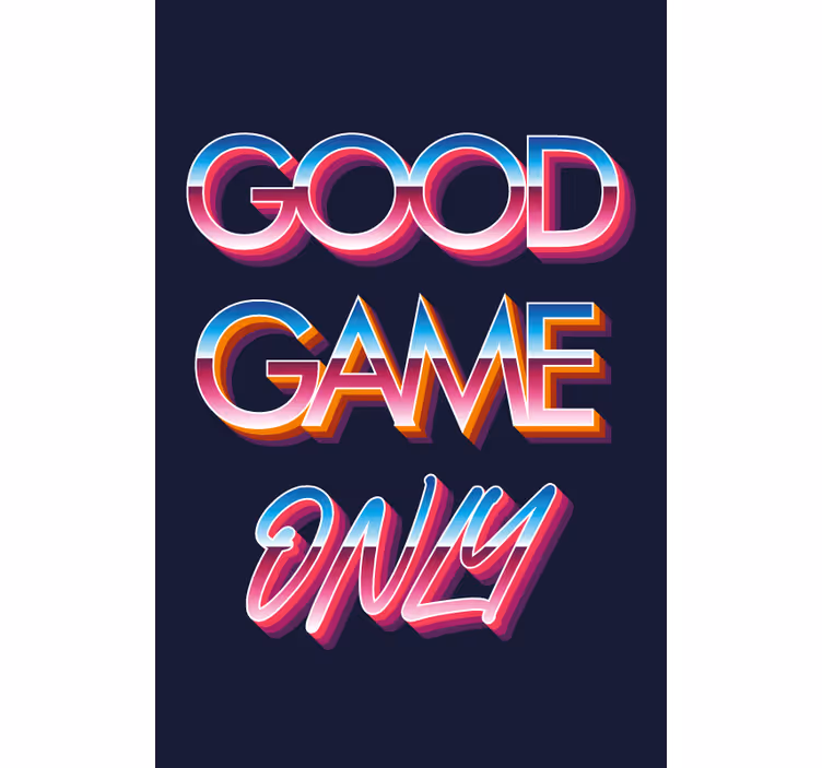 Gaming-inspiratiezin rolgordijn met tekst - TenStickers