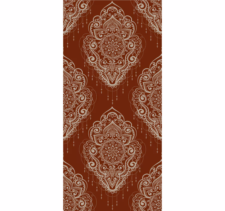 Sierlijk mandala-ontwerp rolgordijn kunst - TenStickers