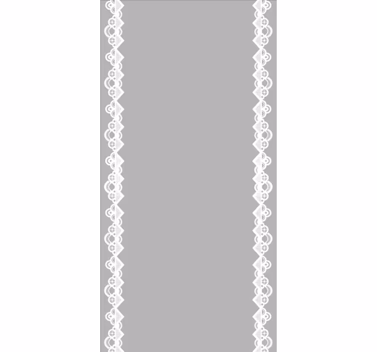 Elegantie van kantpatroon elegant rolgordijn - TenStickers