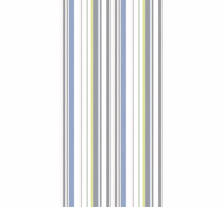 Gestreept natuurpatroon modern rolgordijn - TenStickers