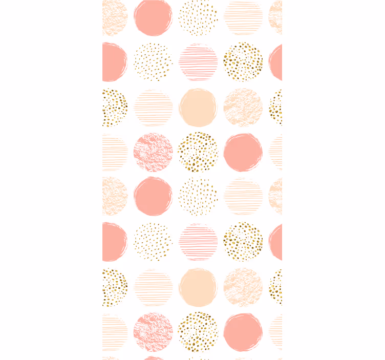 Pastel stippen variëteit modern rolgordijn - TenStickers