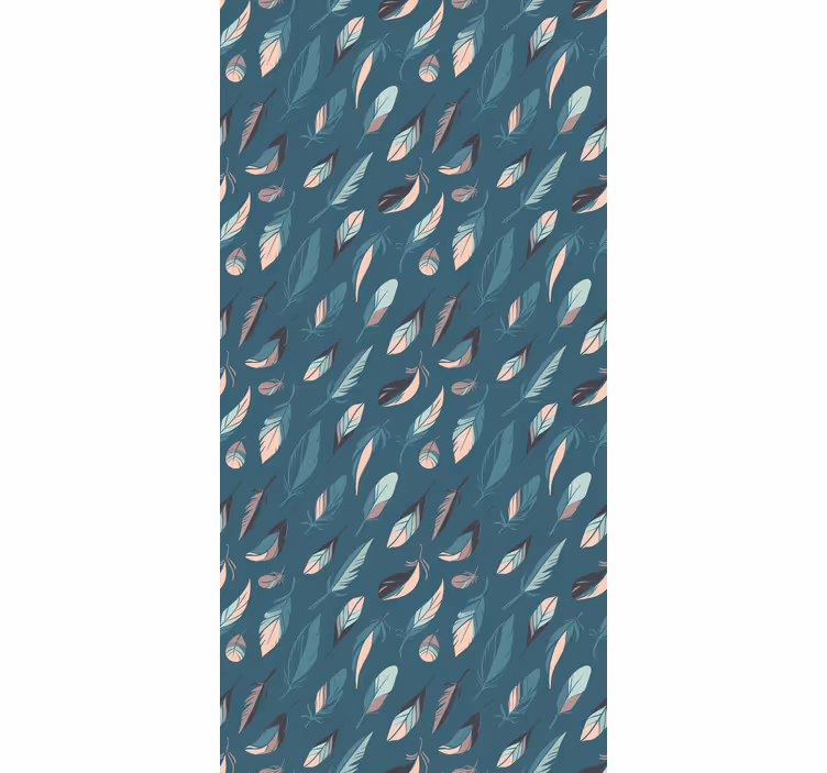 Elegante bladpatronen rolgordijn bloemen en planten - TenStickers
