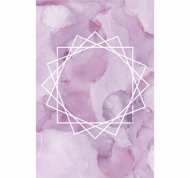Aquarel elegante ster patronen rolgordijn - TenStickers