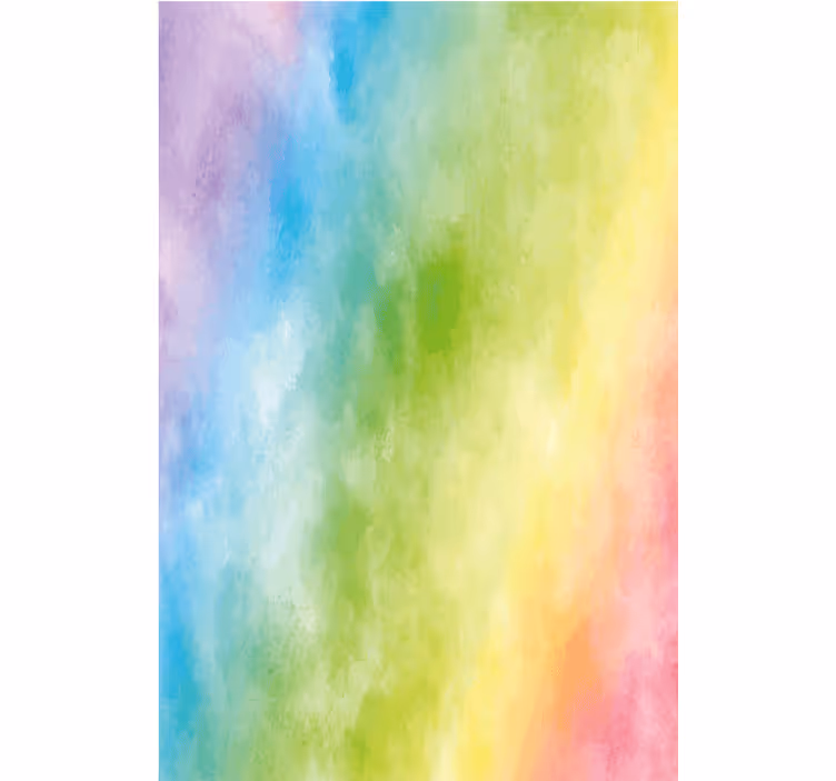Zachte gradiënt regenboog patronen rolgordijn - TenStickers